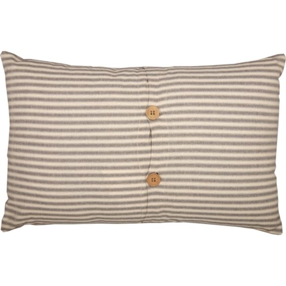 Farmhouse burlap decorative pillow - Picture 4 of 5
